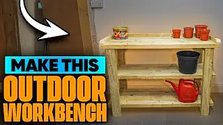 How To Make An Outdoor Workbench/ Potting Table!