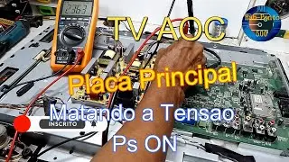 Tv AOC 26LCD D26W931 Matando a Tensao de Ps On