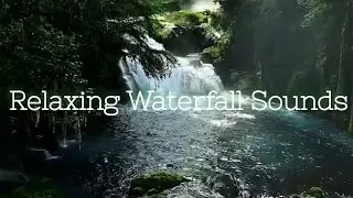 Relaxing Waterfall Sounds 🌊 NO MUSIC | Flowing Water for Sleep, Study & Stress Relief (1 Hour)