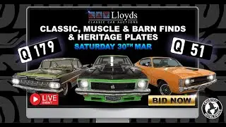 Lloyds Classic, Muscle & Barn Finds & Heritage Plates Auction