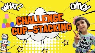 Cup Stacking challenge (Age 3+) | concentration Activity |Kids indoor activity | No Mobile #viral 
