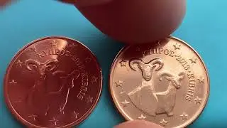 5 euro cent 2013 Cyprus coins 