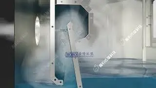 Water Swirl Wet Dust Collector Animation