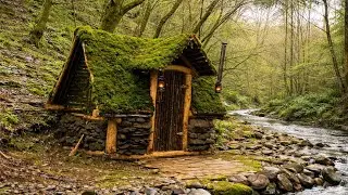 An individual build from beginning to end in the forest
