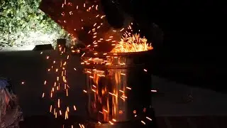 Beer-can chicken with the DIY Solo Stove aka Hobo Stove