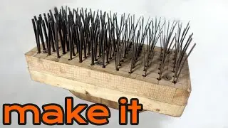 DIY Blacksmith Block Brush (how to make)