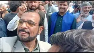 8 march 2022 at front of cm house