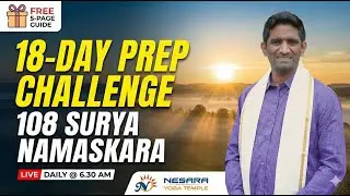 Day-2/108 Surya Namaskara Challenge 🧘 Daily Training for Ratha Saptami 2026 | Nesara Yoga Temple
