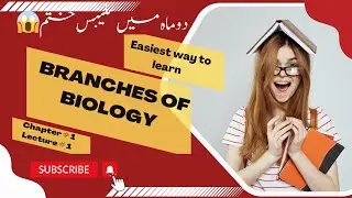 9th Class Biology | Chapter 1 | Matric Part 1 Biology |Branches of Biology | Lecture 1