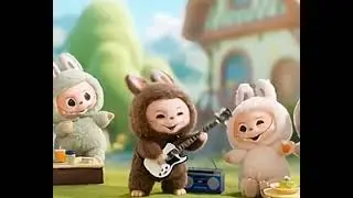 labubu feels happy / happy labubu