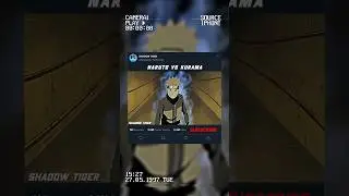 Naruto vs Kurama  &ndash; Part 2 ⚔️🦊