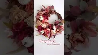 New Wreath Drop! This French cottage style wreath is new fall addition from Hearts Desire Floral.