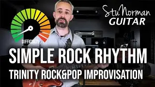 Simple Rock Rhythm Guitar Improvisation - Trinity Rock&Pop Session Skills