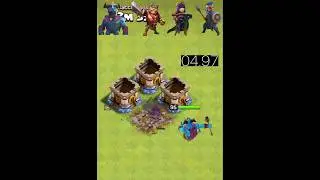 Which hero has the most destructive power?🔥🔥 #clashofclans