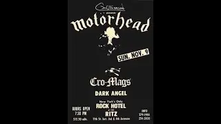 Motörhead - 1986-11-09 - The Ritz, NYC