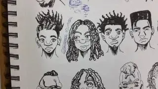 (RE-UP) How to Draw (manga style) Black People