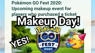 GO Fest Makeup Day! Pokemon GO Fest 2020 Pokemon GO