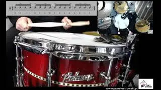 Snare Drum Exercise 3. Double stroke roll with accents
