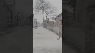 Snowy Village Calm: Stress Relief & Mind Relaxation with Winter Sounds