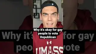 🌈 Why it&rsquo;s okay for gay people to vote Republican #shorts