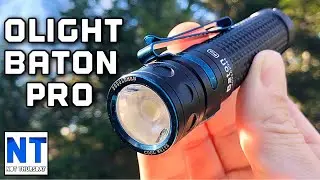 Olight Baton pro flashlight review a good EDC flashlight rechargeable