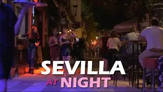Sevilla At Night Spain 2022 4K