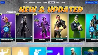 All NEW & Updated Skins, Emotes & Cosmetics Item Shop Showcase! Fortnite