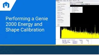 How to Perform an Energy and Shape Calibration In Genle