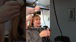 Trying out new wavy talk heated round brush review
