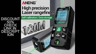 ANENG G120 Digital Laser Rangefinder 120M Measuring Room Laser Electronic Ruler High Precision Laser