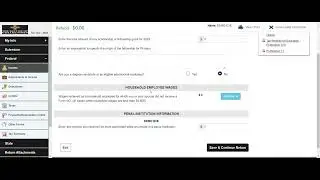 The Sector Tax Software  Household Employee Wages(Interview Entry)