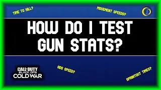 How do I get my test results? [Black Ops Cold War Gun Reviews/Class Setups Ep.1]