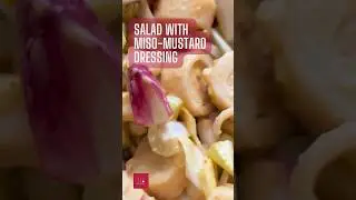 🤯 Wow! This Salad Has A Crazy Delicious Dressing Made With Miso And Mustard #shorts #rizz #foodie