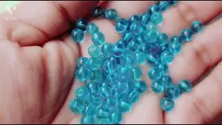 4MM ROUND SKY BLUE GLASS BEADS