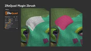 ZReQuad plugin Zbrush Demo