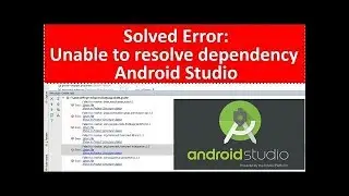 Unable To resolve dependency in Android Studio!!! 100% Fully Fixed All Dependency Issues