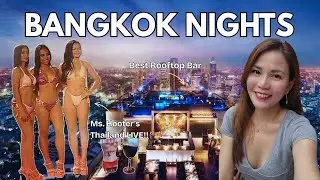 Best rooftop bar in Bangkok & witnessing hottest competition in Thailand!! 🇹🇭