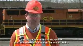 St. Lawrence & Atlantic Railroad (Qu&eacute;bec) - 2012 RAC Marketing Award runner-up