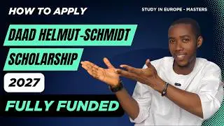 DAAD Helmut-Schmidt Programme 2027: Fully Funded Scholarship in Germany