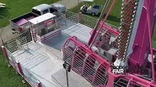 MONDAY LIVE: Setting up Carnival Rides and Midway for the Dodge County Fair