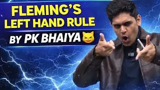 Class 10th magnatic field, Fleming's left hand rule by pk bhaiya 💜