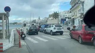 Naxos in Winter - Driving Around Naxos Town Winter 2021 - Naxos Beaches is LIVE