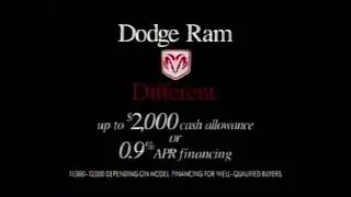 Dodge Ram 'Born To Be Wild' Commercial (2001, EXTREMELY RARE)