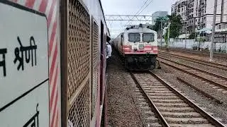 Main Line King WAP 5 joins at Andheri outer for Ruthless Acceleration | Indian Railways