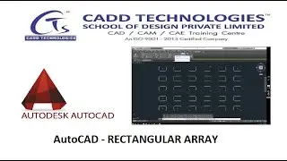AutoCAD - RECTANGULAR ARRAY