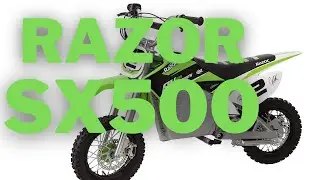 Kids RAZOR SX 500 Electric Dirt Bike [Box Opening]
