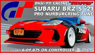 Gran Turismo 7 - SWAPPED Subaru BRZ S '21 Pro Tune | Nurburgring DKH-911 | GT7 1.62 Guning Guide PS5