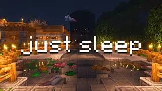 nostalgic minecraft music for sleeping or studying... (soft rain + ambience)