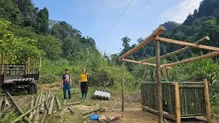 Single Mom - Completed the chicken coop and moved the chickens to their new home