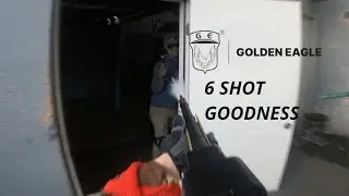 Golden Eagle Gas Powered Shotgun Gameplay - RiceQB